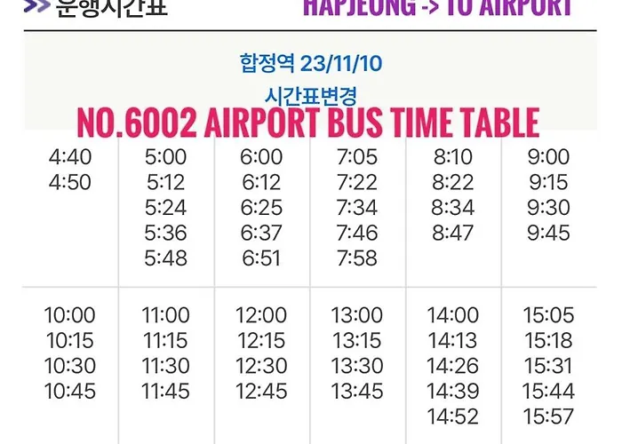 Hongdae 10mins, Hapjeong 5mins, Airportbus 5mins, Largo House Seoul- Foreigner Only